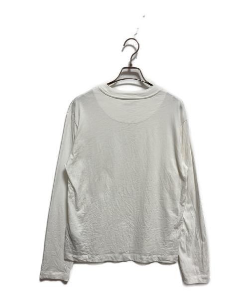 JIL SANDER+（ジルサンダープラス）JIL SANDER+ (ジルサンダープラス) ロゴカットソー ホワイト サイズ:Ｍの古着・服飾アイテム