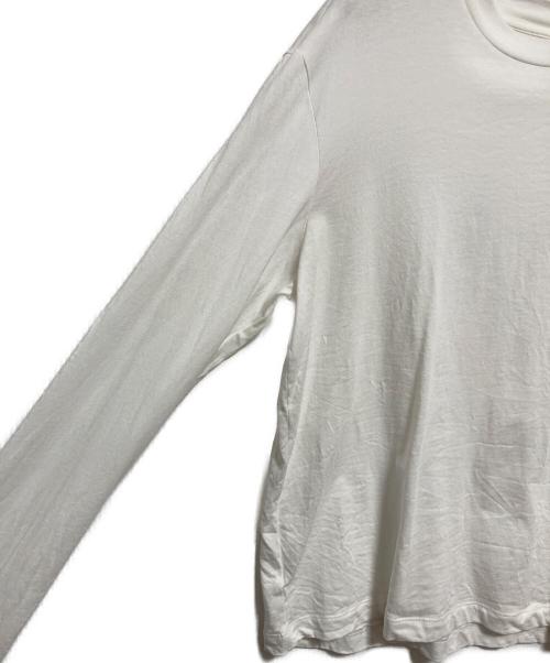 JIL SANDER+（ジルサンダープラス）JIL SANDER+ (ジルサンダープラス) ロゴカットソー ホワイト サイズ:Ｍの古着・服飾アイテム