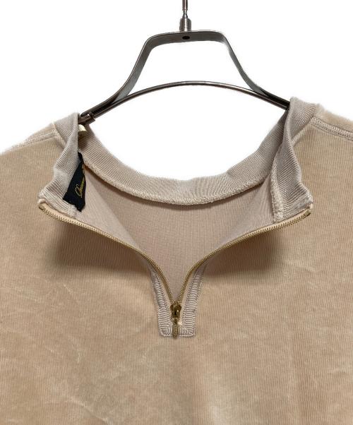 DRAWER（ドゥロワー）Drawer (ドゥロワー) RESORT1 バックジップクルーロングスリーブ ベージュ サイズ:FREEの古着・服飾アイテム