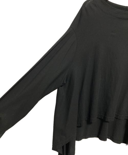 LIMI feu（リミフゥ）LIMI feu (リミフゥ) 変形ブラウス ブラック サイズ:Sの古着・服飾アイテム