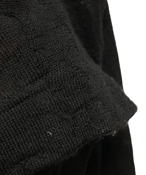 Y's（ワイズ）Y's (ワイズ) 切替ニットワンピース ブラック サイズ:2の古着・服飾アイテム
