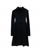YOHJI YAMAMOTOヨウジヤマモト）の古着「タートルネックニットワンピース」｜ブラック