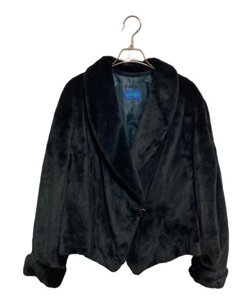 KENZO（ケンゾー）KENZO (ケンゾー) ミンクファーショートコート ネイビー サイズ:Mの古着・服飾アイテム
