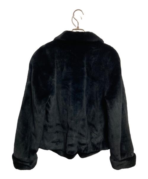 KENZO（ケンゾー）KENZO (ケンゾー) ミンクファーショートコート ネイビー サイズ:Mの古着・服飾アイテム