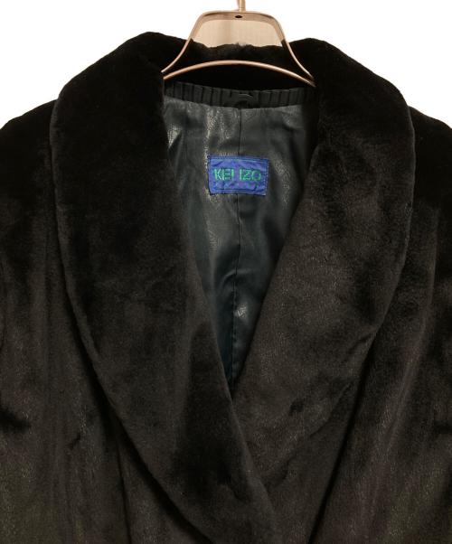 KENZO（ケンゾー）KENZO (ケンゾー) ミンクファーショートコート ネイビー サイズ:Mの古着・服飾アイテム