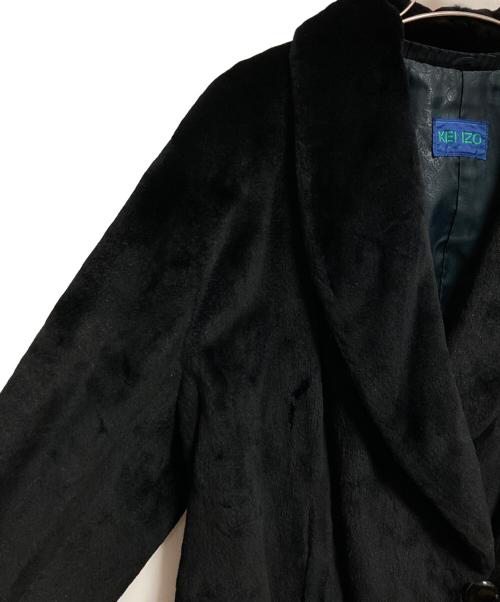KENZO（ケンゾー）KENZO (ケンゾー) ミンクファーショートコート ネイビー サイズ:Mの古着・服飾アイテム