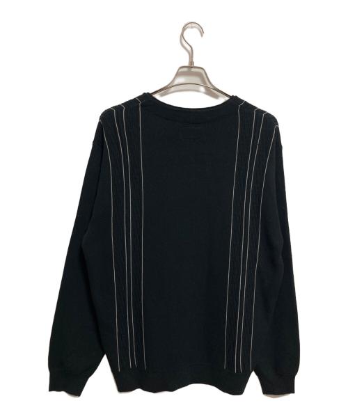 HUF（ハフ）HUF (ハフ) CHAIN LINK CARDIGAN ブラック サイズ:Mの古着・服飾アイテム