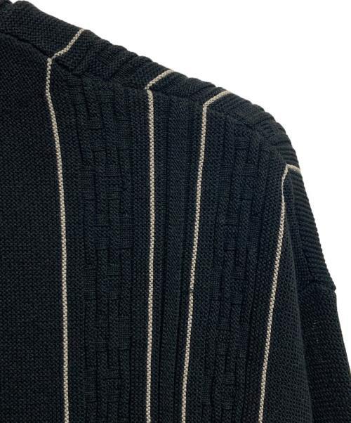 HUF（ハフ）HUF (ハフ) CHAIN LINK CARDIGAN ブラック サイズ:Mの古着・服飾アイテム