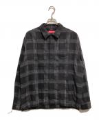 SUPREMEシュプリーム）の古着「Woven Plaid Shirt」｜ブラック
