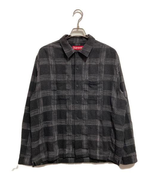 SUPREME（シュプリーム）Supreme (シュプリーム) Woven Plaid Shirt ブラック サイズ:Mの古着・服飾アイテム
