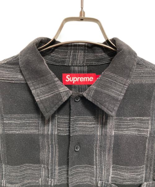 SUPREME（シュプリーム）Supreme (シュプリーム) Woven Plaid Shirt ブラック サイズ:Mの古着・服飾アイテム