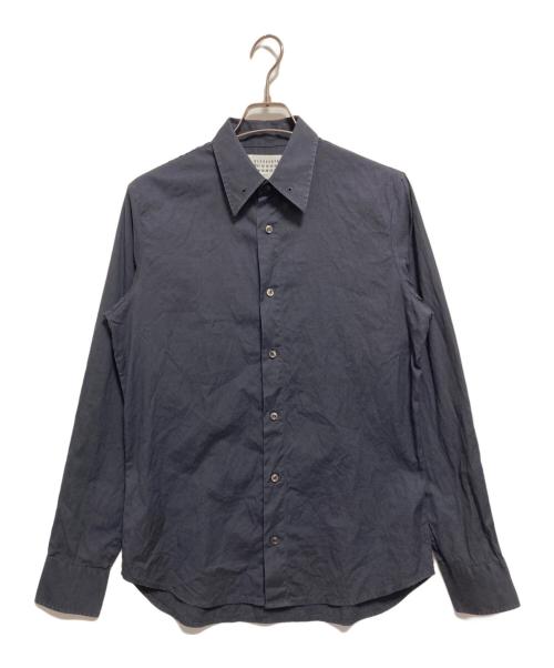 MARTIN MARGIELA（マルタン・マルジェラ）Martin Margiela (マルタン・マルジェラ) ロングスリーブシャツ ネイビー サイズ:3の古着・服飾アイテム