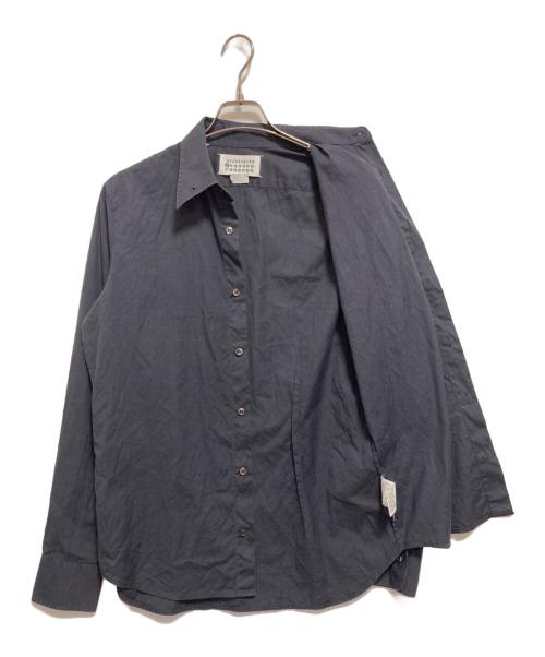 MARTIN MARGIELA（マルタン・マルジェラ）Martin Margiela (マルタン・マルジェラ) ロングスリーブシャツ ネイビー サイズ:3の古着・服飾アイテム