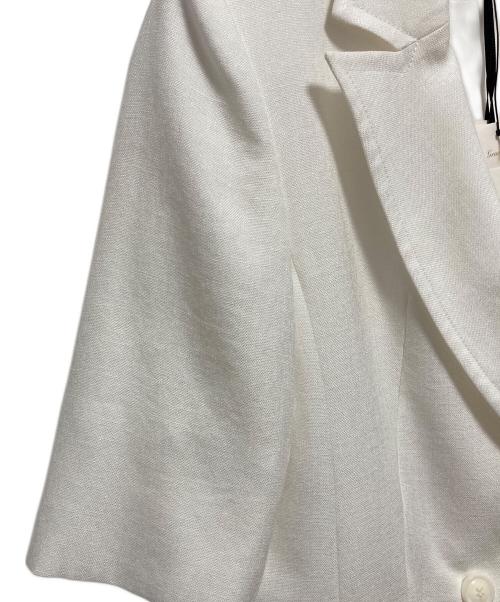 GRACE CLASS（グレースクラス）GRACE CLASS (グレースクラス) リネンタッチハーフスリーブジャケット ホワイト サイズ:SIZE 36の古着・服飾アイテム