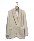 theoryセオリー）の古着「Admiral Crepe Relaxed JKT」｜アイボリー