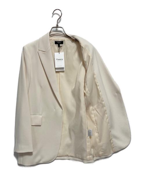 theory（セオリー）theory (セオリー) Admiral Crepe Relaxed JKT アイボリーの古着・服飾アイテム
