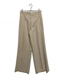 BEIGE（ベイジ）の古着「CAROLE / ワイドパンツ」｜ベージュ