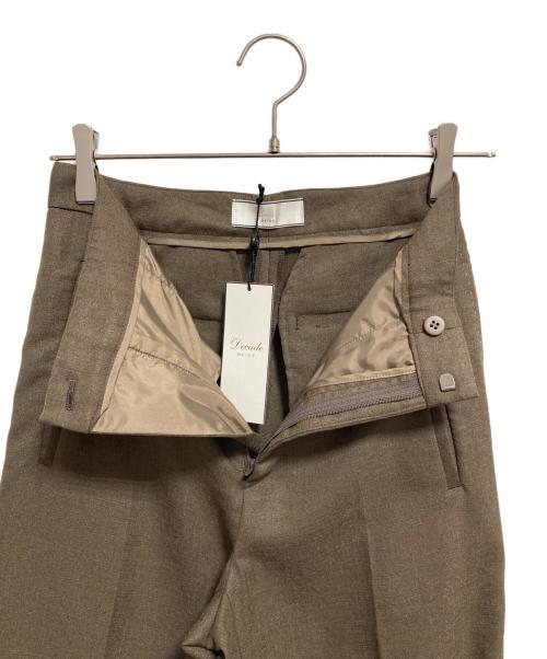 BEIGE（ベイジ）BEIGE (ベイジ) CAROLE / ワイドパンツ ブラウン 未使用品の古着・服飾アイテム