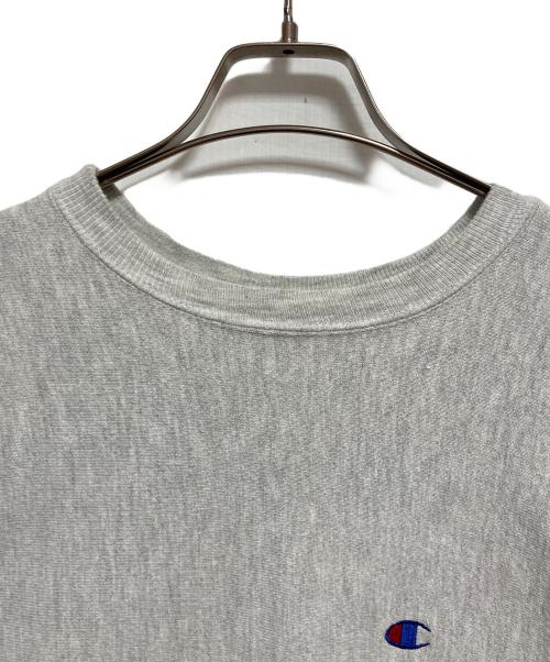 Champion REVERSE WEAVE（チャンピオン リバース ウィーブ）Champion REVERSE WEAVE (チャンピオン リバース ウィーブ) 90ｓクルーネックスウェット グレー サイズ:Lの古着・服飾アイテム