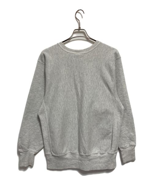 Champion REVERSE WEAVE（チャンピオン リバース ウィーブ）Champion REVERSE WEAVE (チャンピオン リバース ウィーブ) 90ｓクルーネックスウェット グレー サイズ:Lの古着・服飾アイテム