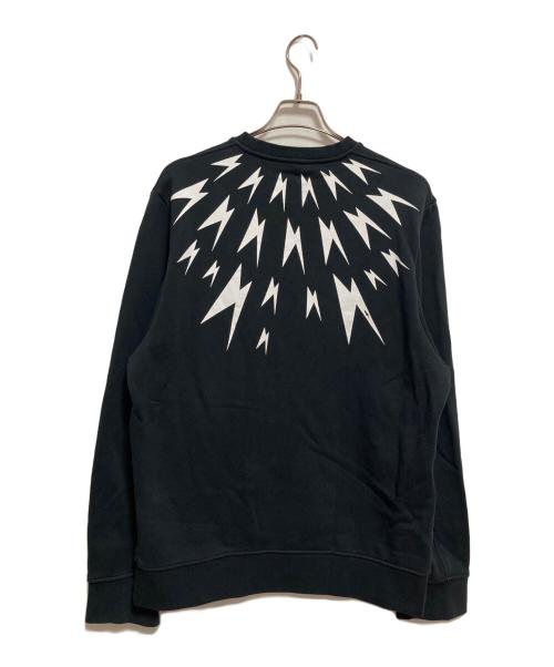NEIL BARRETT（ニールバレット）NEIL BARRETT (ニールバレット) サンダーボルトロゴスウェット ブラック サイズ:XLの古着・服飾アイテム