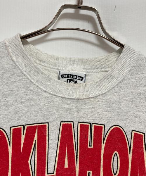 LEE（リー）LEE (リー) プリントスウェット グレー サイズ:XLの古着・服飾アイテム