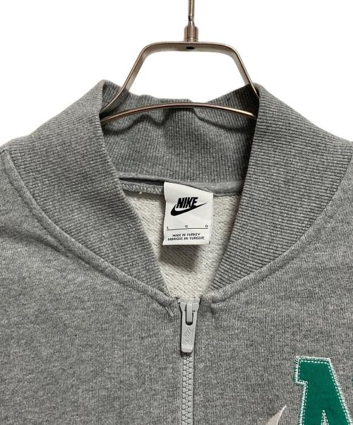 NIKE（ナイキ）NIKE (ナイキ) ジップアップスウェット グレー×ホワイト サイズ:Lの古着・服飾アイテム
