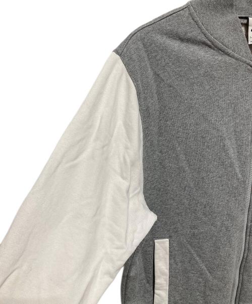NIKE（ナイキ）NIKE (ナイキ) ジップアップスウェット グレー×ホワイト サイズ:Lの古着・服飾アイテム