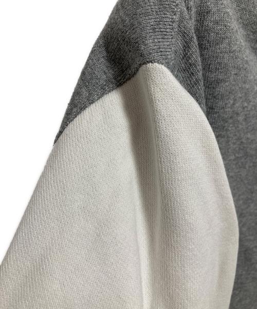 NIKE（ナイキ）NIKE (ナイキ) ジップアップスウェット グレー×ホワイト サイズ:Lの古着・服飾アイテム