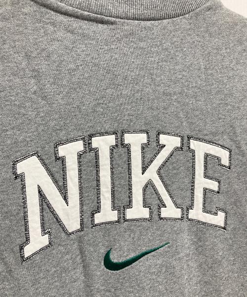 NIKE（ナイキ）NIKE (ナイキ) ジップアップスウェット グレー×ホワイト サイズ:Lの古着・服飾アイテム