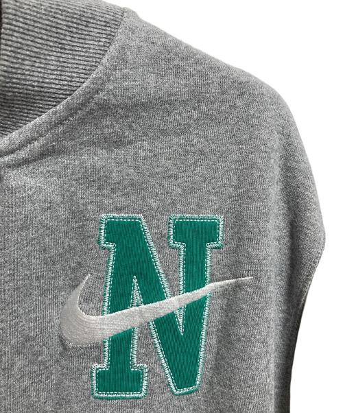 NIKE（ナイキ）NIKE (ナイキ) ジップアップスウェット グレー×ホワイト サイズ:Lの古着・服飾アイテム