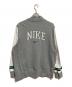 NIKE (ナイキ) ジップアップスウェット グレー×ホワイト サイズ:L：5000円