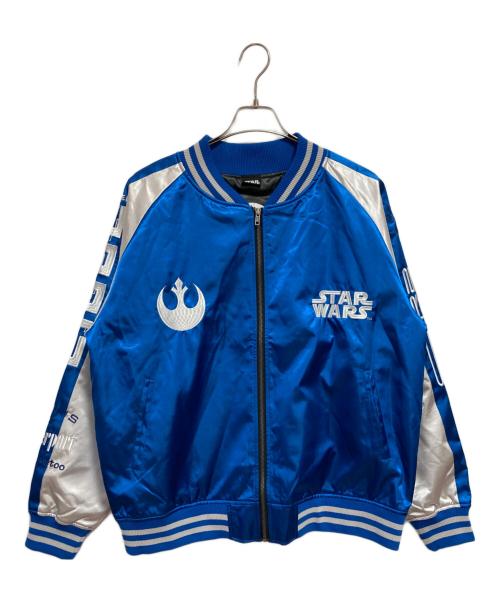 STAR WARS（スターウォーズ）STAR WARS (スターウォーズ) スカジャン ブルー×ホワイト サイズ:3L 未使用品の古着・服飾アイテム