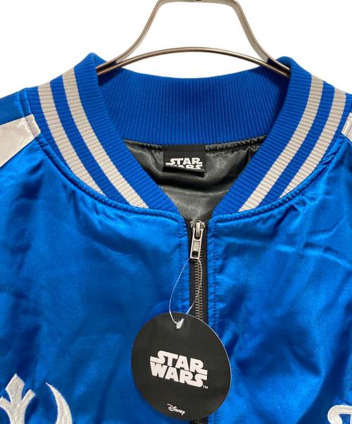 STAR WARS（スターウォーズ）STAR WARS (スターウォーズ) スカジャン ブルー×ホワイト サイズ:3L 未使用品の古着・服飾アイテム