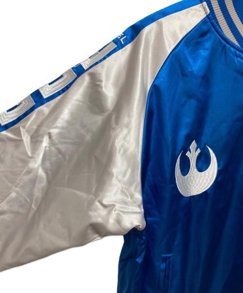 STAR WARS（スターウォーズ）STAR WARS (スターウォーズ) スカジャン ブルー×ホワイト サイズ:3L 未使用品の古着・服飾アイテム