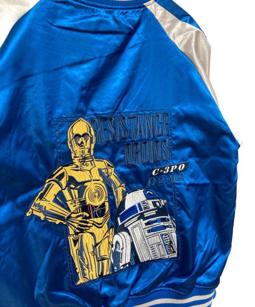 STAR WARS（スターウォーズ）STAR WARS (スターウォーズ) スカジャン ブルー×ホワイト サイズ:3L 未使用品の古着・服飾アイテム