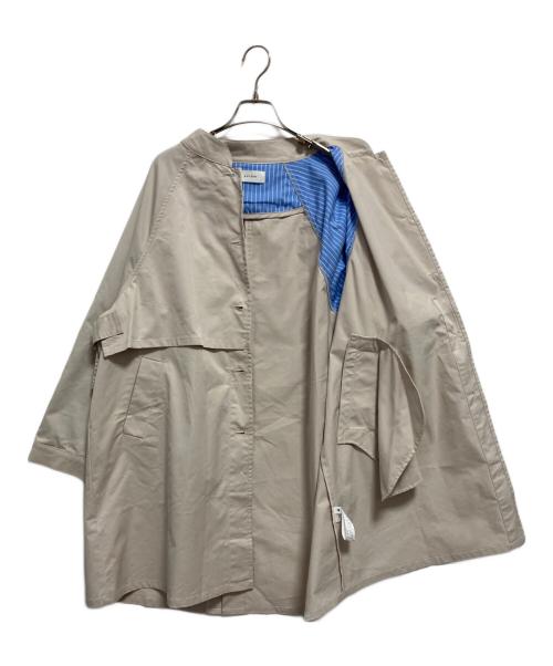kelen（ケレン）kelen (ケレン) 26SS LAP DESIGN MAO COLLAR MIDDLE JACKET “KILO” ベージュ サイズ:Mの古着・服飾アイテム