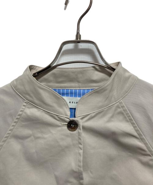 kelen（ケレン）kelen (ケレン) 26SS LAP DESIGN MAO COLLAR MIDDLE JACKET “KILO” ベージュ サイズ:Mの古着・服飾アイテム