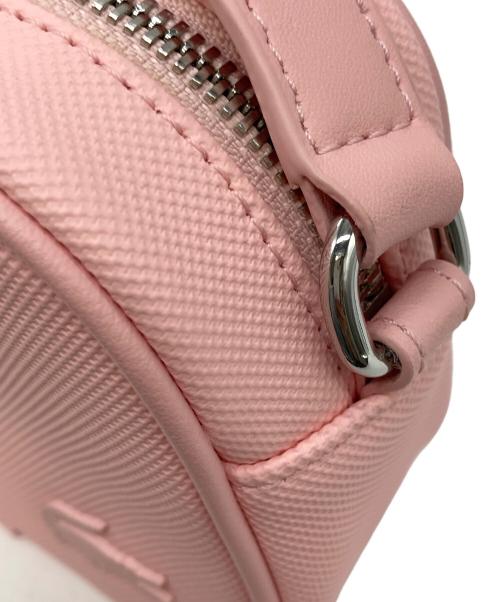 LACOSTE（ラコステ）LACOSTE (ラコステ) デイリーライフスタイルラウンドスクエアモールショルダーバッグ ピンクの古着・服飾アイテム