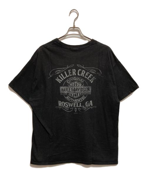 HARLEY-DAVIDSON（ハーレーダビッドソン）HARLEY-DAVIDSON (ハーレーダビッドソン) プリントTシャツ ブラック サイズ:XLの古着・服飾アイテム