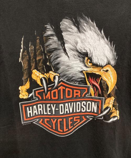 HARLEY-DAVIDSON（ハーレーダビッドソン）HARLEY-DAVIDSON (ハーレーダビッドソン) プリントTシャツ ブラック サイズ:XLの古着・服飾アイテム