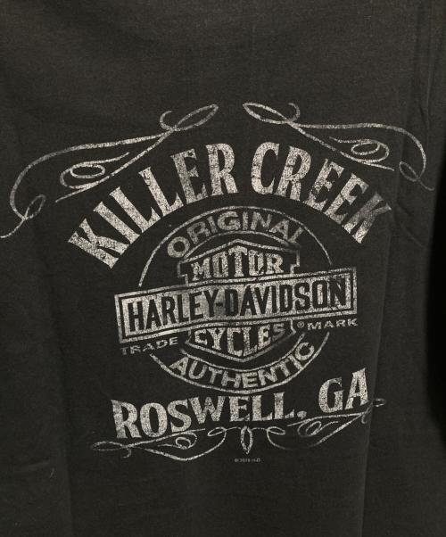 HARLEY-DAVIDSON（ハーレーダビッドソン）HARLEY-DAVIDSON (ハーレーダビッドソン) プリントTシャツ ブラック サイズ:XLの古着・服飾アイテム