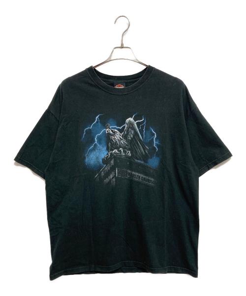 HARLEY-DAVIDSON（ハーレーダビッドソン）HARLEY-DAVIDSON (ハーレーダビッドソン) Tシャツ ブラック サイズ:ＸＬの古着・服飾アイテム