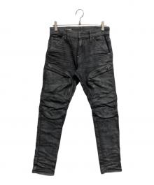 G-STAR RAW（ジースターロゥ）の古着「Air Defence Zip Skinny Jeans」｜ブラック
