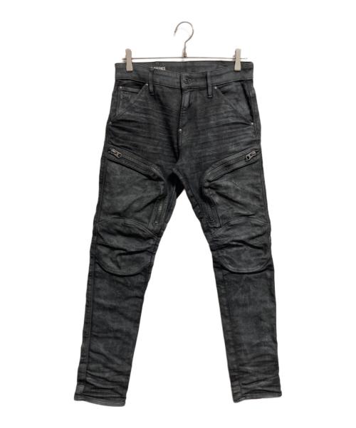 G-STAR RAW（ジースターロゥ）G-STAR RAW (ジースターロゥ) Air Defence Zip Skinny Jeans ブラック サイズ:76cm (W30）の古着・服飾アイテム