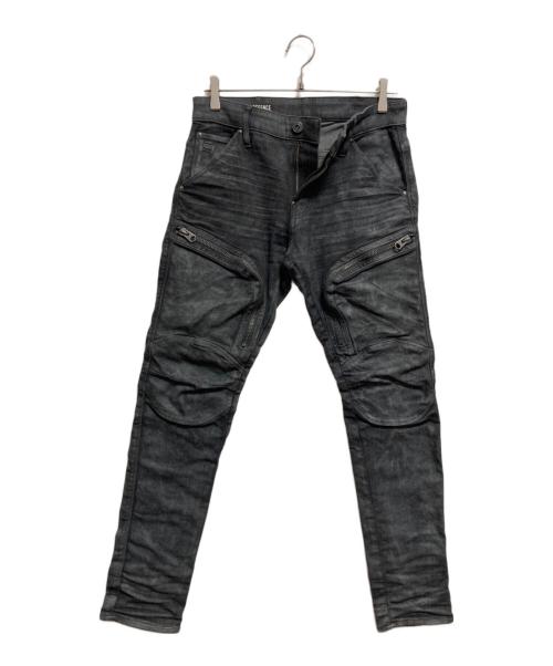G-STAR RAW（ジースターロゥ）G-STAR RAW (ジースターロゥ) Air Defence Zip Skinny Jeans ブラック サイズ:76cm (W30）の古着・服飾アイテム