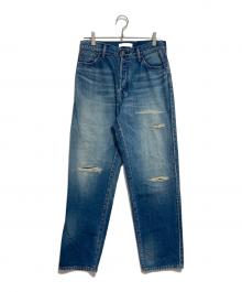 JOHNBULL（ジョンブル）の古着「ダメージ加工デニムパンツ」｜インディゴ