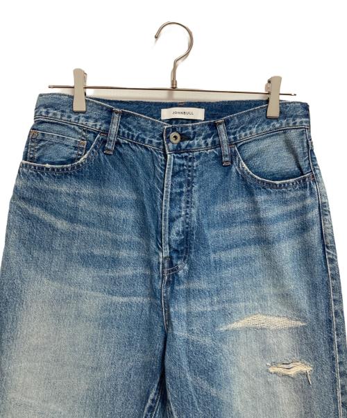 JOHNBULL（ジョンブル）Johnbull (ジョンブル) ダメージ加工デニムパンツ インディゴ サイズ:Lの古着・服飾アイテム