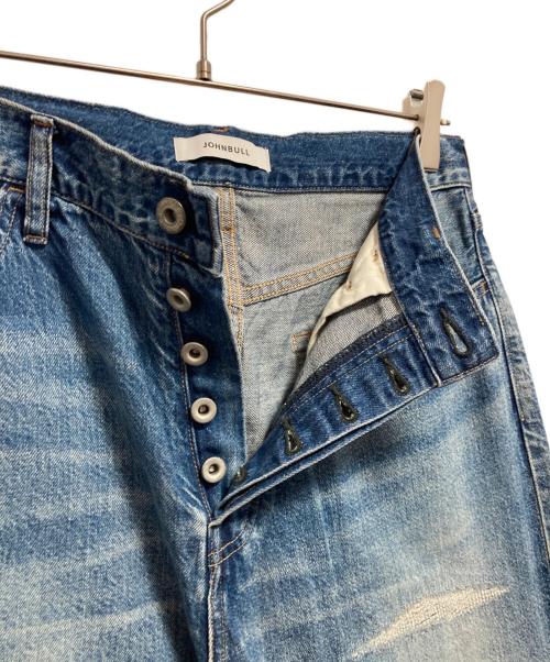 JOHNBULL（ジョンブル）Johnbull (ジョンブル) ダメージ加工デニムパンツ インディゴ サイズ:Lの古着・服飾アイテム