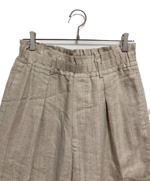 journal standard luxe（ジャーナルスタンダード ラックス）JOURNAL STANDARD LUXE (ジャーナルスタンダード ラックス) MAY ワイドパンツ ベージュ サイズ:FREEの古着・服飾アイテム